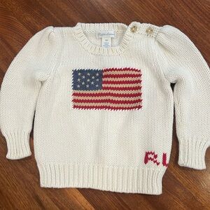 Ralph Lauren Flag Sweater- 18 month old